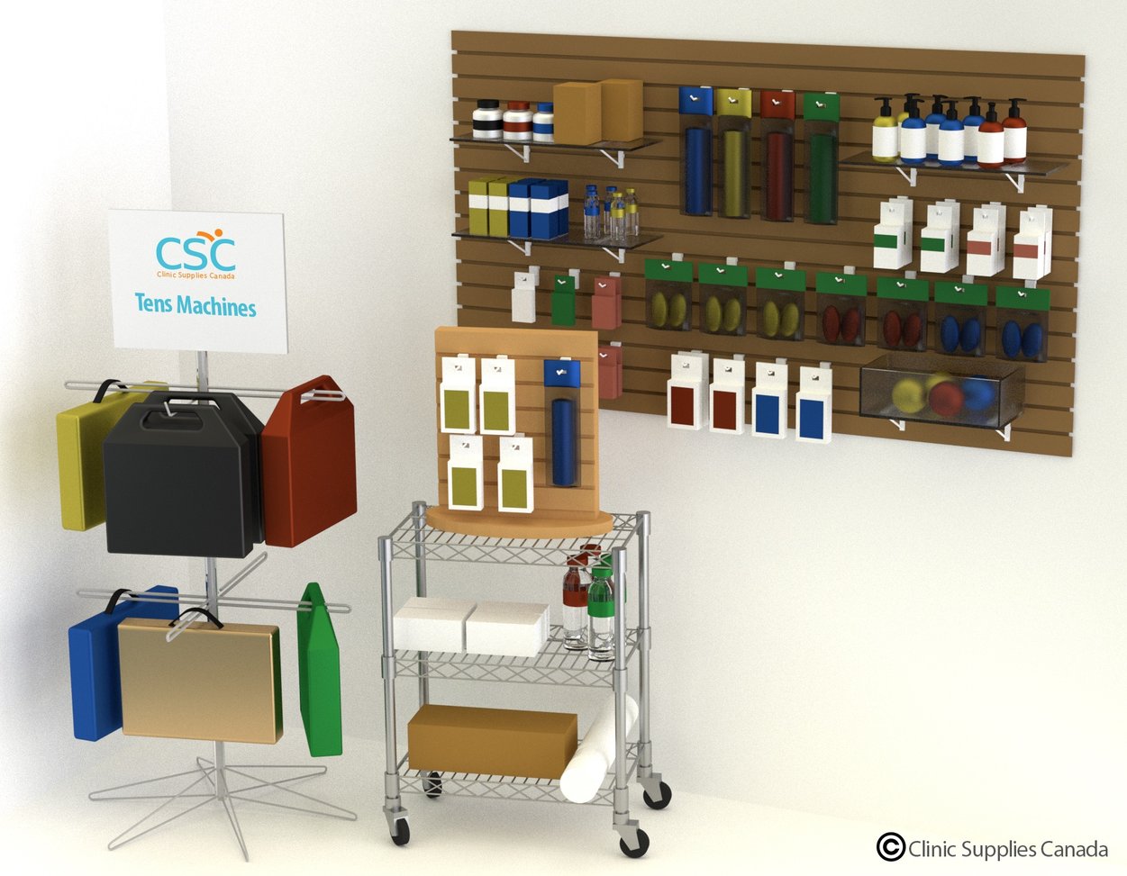 Clinic Supplies Canada Product Display